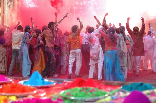 Best places to celebrate Holi in India, delhi