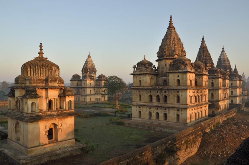 Cenotaphs in Orchha