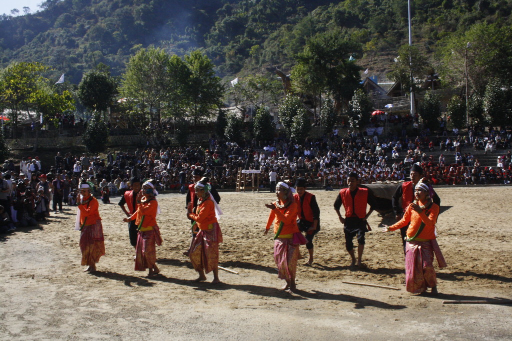 Cultural dance in Hornbill Festival