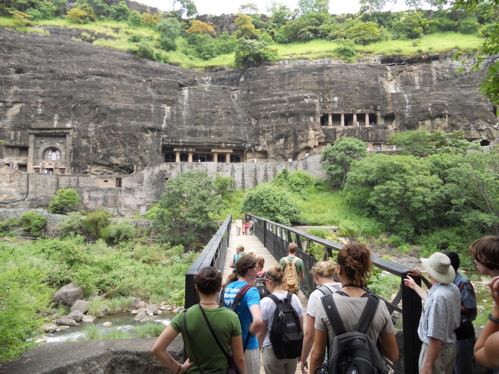 entering ajanta ellora caves