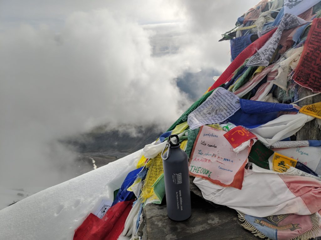 Team Shikhar reach at the summit of Mt. Kangyatse