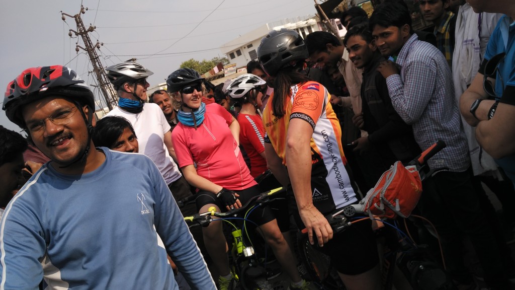 During Rajasthan cyclying trip