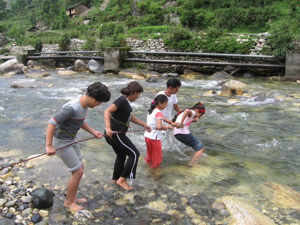 Rever crossing activity in Uttarkashi