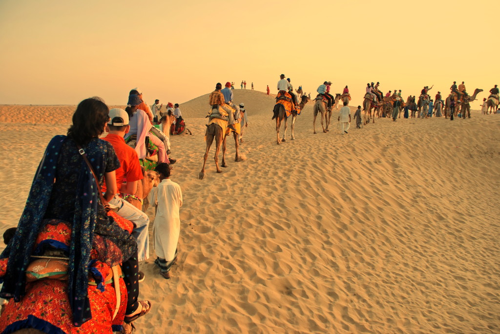 camel safari in Jaisalmer