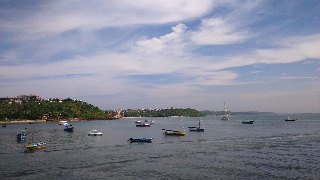 Fishing Boats anchored at Dona Paula Goa