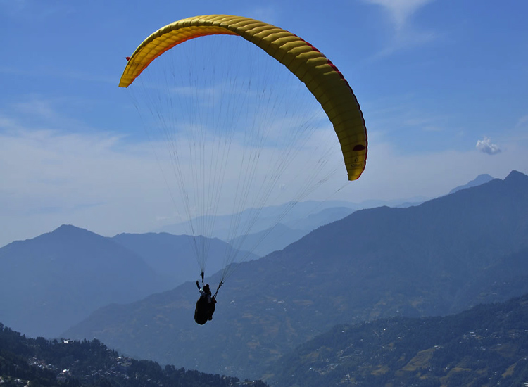 paragliding in sikkim