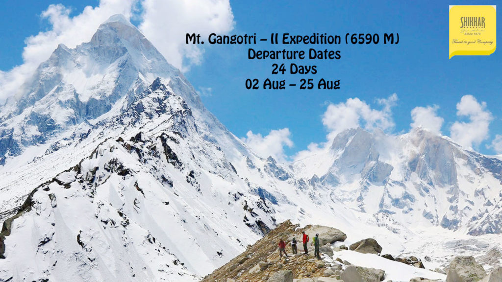 Mt. Gangotri II Expedition (6,590M)