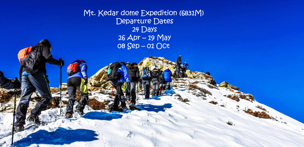 Mt. Kedar Dome Expedition (6831 M)