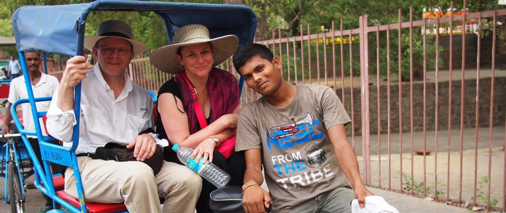 ﻿Rickshaw Ride old Delhi