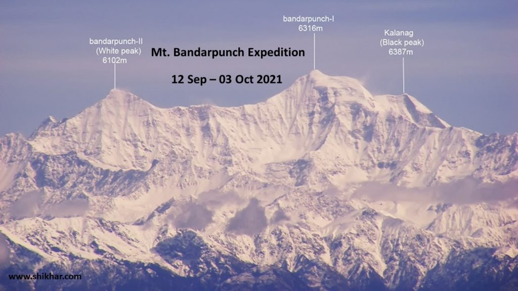 Mt. Bandarpunch Expedition 6316 M