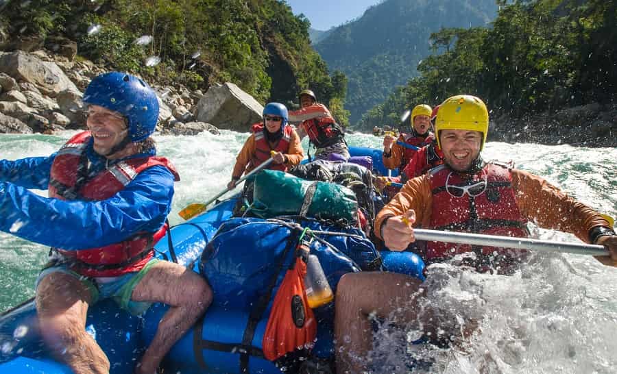 Rafting in Nepal