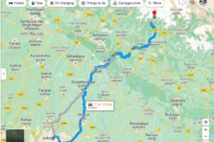 Kedarnath Yatra Route Map