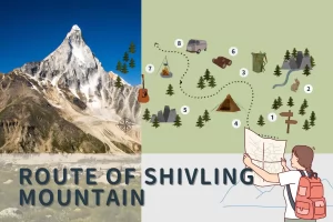 Route of Shivling Mountain
