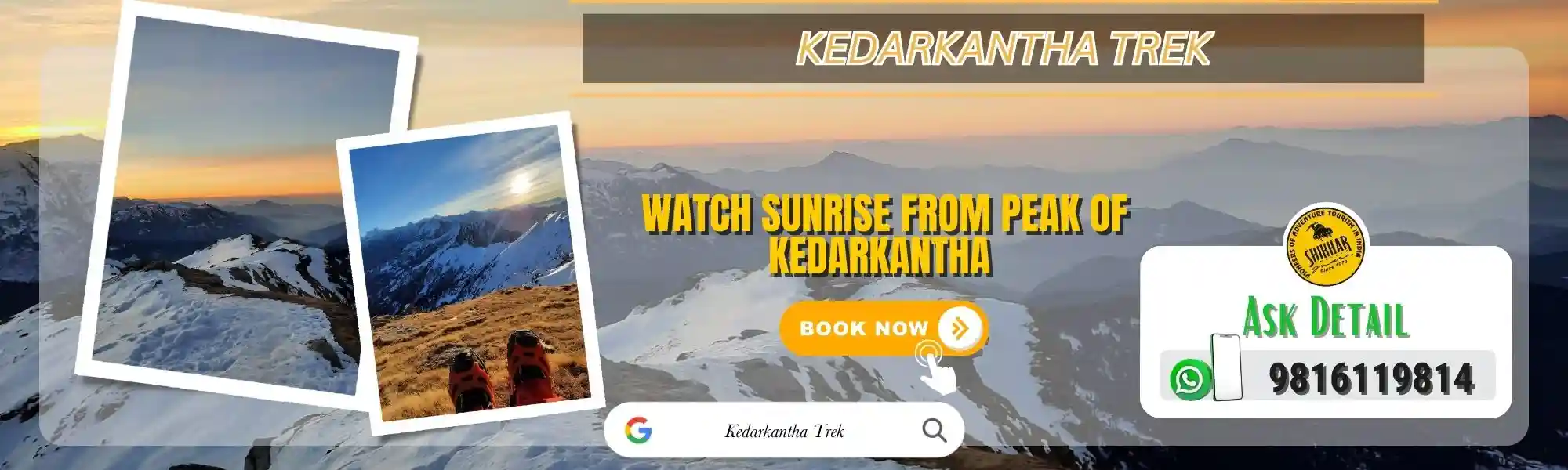 Kedarkantha Trek Cost