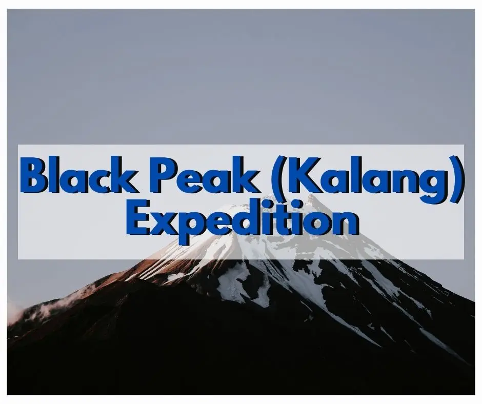 Black Peak (Kalang) Expedition