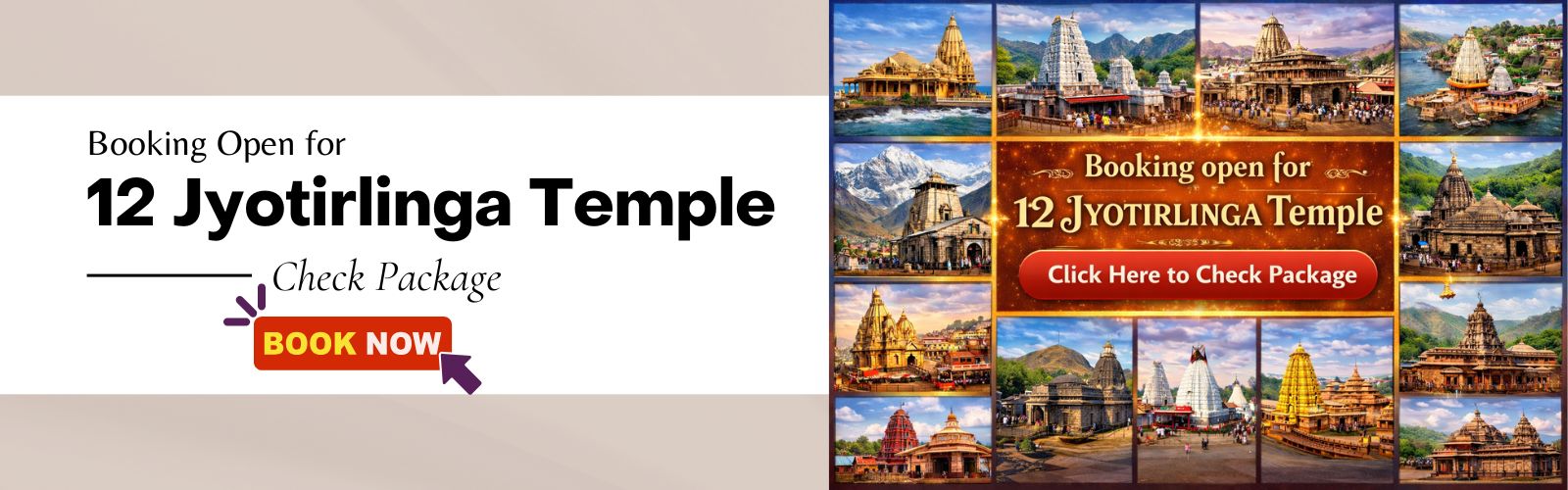 12 Jyotirlinga Tour Package, Book Now