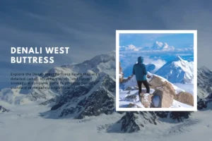 Denali West Buttress Route Map