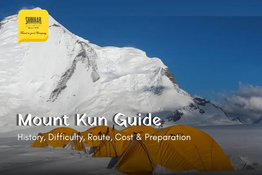 Kun Expedition guide with route, cost, difficulty, history, and preparation tips for climbing the 7,077m peak in Ladakh.