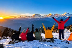 Experience Kuari Pass Trek winter this New Year with snowy trails, Himalayan camps, stunning mountain views and an unforgettable adventure.
