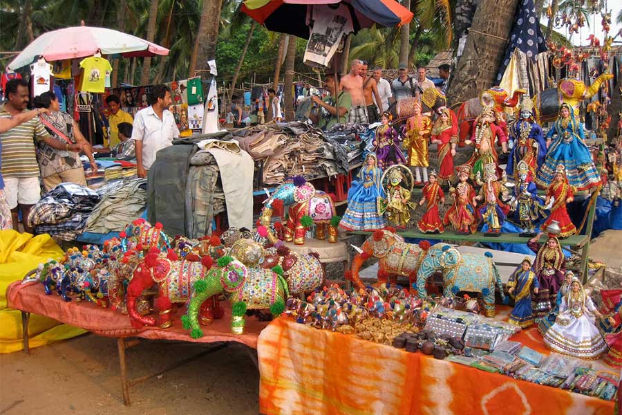 Market in Viva Carnival Goa