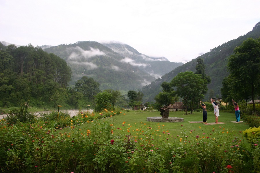 Yoga in Shikhar Nature Resort Uttarkashi