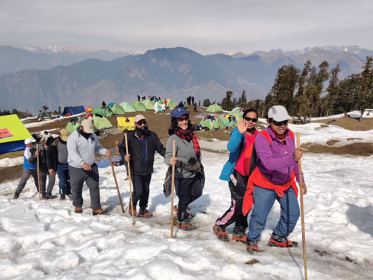 kedarkantha trek summer